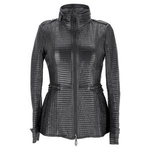 Burberry Quilted Jacket in Black Polyester